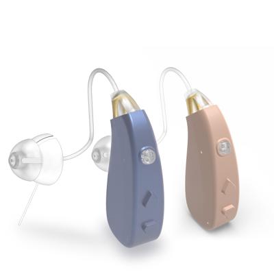 China Hot Selling BTE Digital OTC Rechargeable Microphone Invisible Ear Deafness Aids For Sound Amplifier Deaf Hearing Aid EN-T201D à venda