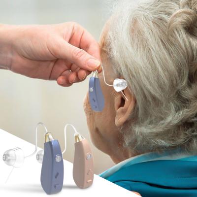 China Hot Selling Low Noise Rechargeable Deaf Older Ear Amplifier Aids Bone Conduction Healthy Hearing Aid EN-T201D for sale