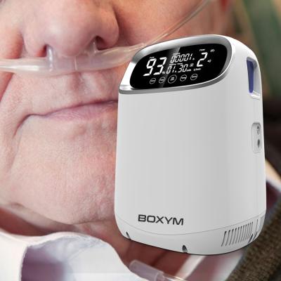 China Heathcare Family Mini Small Practical Low Noise Oxygenerator Generator Home Medical Portable Oxygen Concentrator Machine For Health Care for sale