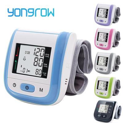 China Medical Field Yongrow Digital Heart Rate Sphygmomanomet Automatic Boiling Point Blood Pressure Monitor Electronic Portable Wrist High en venta