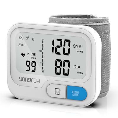 중국 Yongrow Medical Household Field Heart Sphygmomanomet Electronic Digital Automatic Boiling Point Blood Pressure Monitor Wristband 판매용