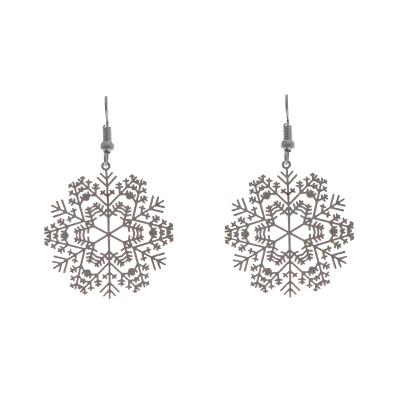 China Christmas Holiday Women s Drop Earring with Snowflake for Christmas Holiday Earring Decoration for sale