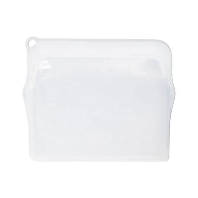 China High Quality Viable Silicone Zip Lock Reusable Silicon Food Storage Bag for sale