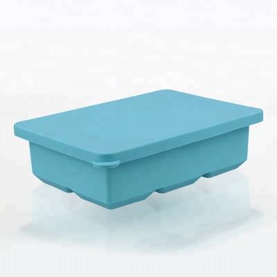 China Sustainable Silicone Ice Cube Trays With Lids For Baby Food for sale