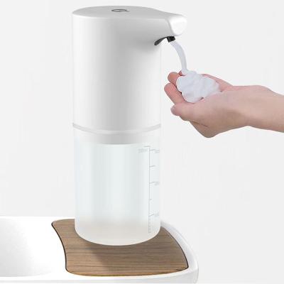 China Foam Automatic Soap Dispenser 350ml Foam Dispenser Lotion Shampoo Container Smart Touchless Infrared Sensing Hand Wash Machine for sale