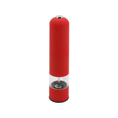 China Premium Battery Operated Electric Grinder Stocked Stainless Steel Salt and Pepper Grinder for sale