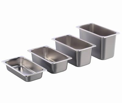 China Factory Wholesale Price Gastronorm Sustainable Hot Food Container Filters Standard Steam Table Pan for sale