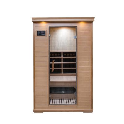 China Wholesale wood computer control panel high performance sauna room sweat far infrared dry steaming room for sale