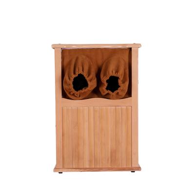 China Computer Control Panel One Person Home Use Electric And Wooden Foot Sauna Massage Heated Bucket for sale