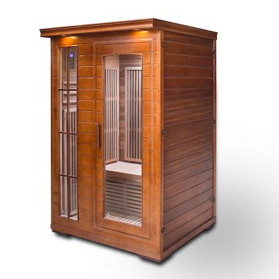 China Far Infrared Canada Cedar Wood Suana Room Red Computer Control Panel Sauna Room for sale