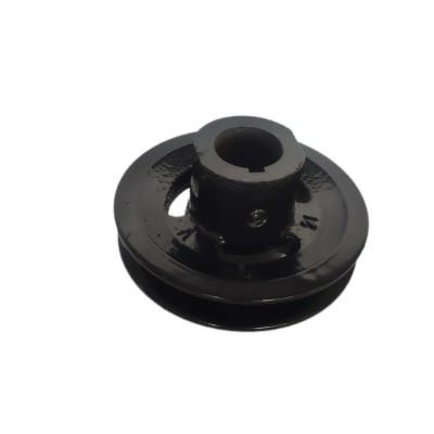 China Factory Guaranteed Quality Price Suitable Pulley Black Gray Iron Sand Casting Pulley for sale