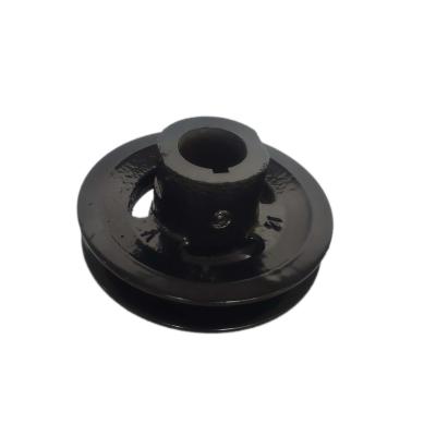 China Widely Used Various Factory Sale Sand Casting Pulley Gray Iron Black Industrial Electric Pulley for sale