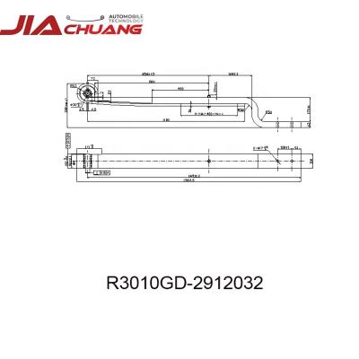 China 50CrVA OE R3010GD-2912032 Truck Spare Part Parabolic Leaf Spring for sale