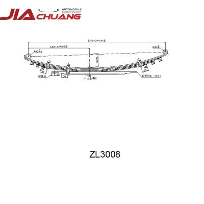 China SUP9 OE ZL3008 Pickup Truck Suspension Leaf Spring for sale