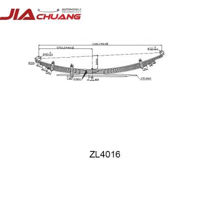 China SUP9 OE ZL4016 Pick Up Truck Suspension Leaf Spring Assy for sale