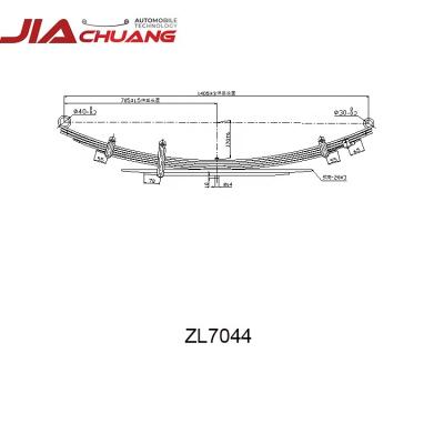 China SUP9 OE ZL7044 Pickup Truck Suspension Leaf Spring for sale