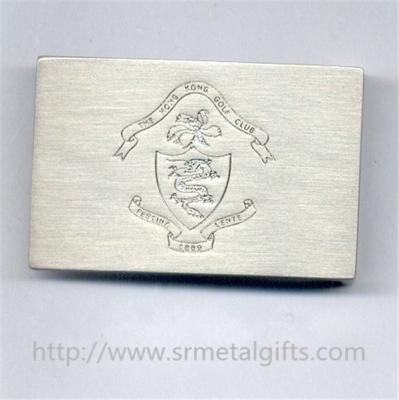 China Engraved antique nickel flat belt buckle, custom made logo men belt buckles, for sale