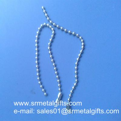 China Tailored precut stainless steel ball chain cut to customized sizes for sale