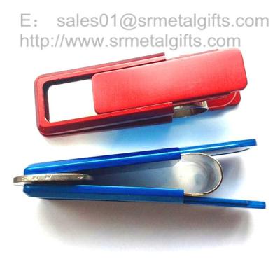 China Retail designer stainless steel paper money clip coin clip for sale