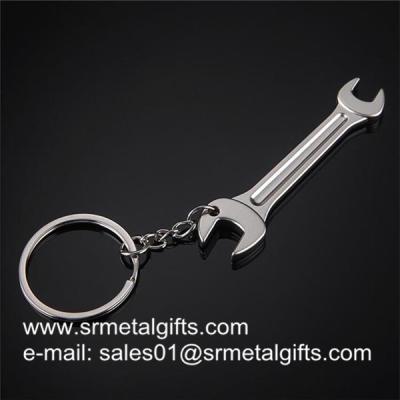 China Metal Lever Tool Key tag Key Rings, Alloy Wrench Spanner Car Keychains in stock, for sale