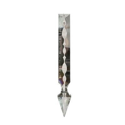 China Full Head Crystal Spear Prisms clear from Europe 175mm for sale