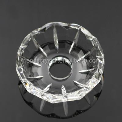 China Shining Bobeches of Europe Crystal Glass Chandelier Parts for sale