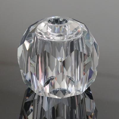 China Europe 110mm K9 Crystal Faceted Ball Machine Cut With Hole For LED Lamp for sale