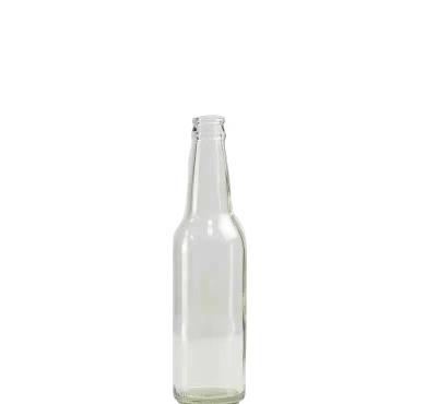 China Beverage the main transparent glass bottle for beer, factory price for sale