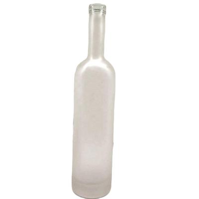 China Wholesale Large White Empty Beverage Fruit 600ml Wine Glass Bottle for sale