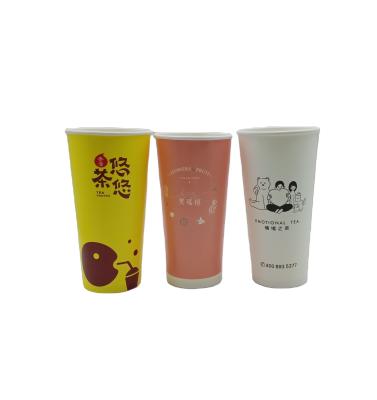 China Recyclable Paper Cup Free Samples Factory Price Different Size Custom Colors Custom Logo Custom Paper Cup For Water for sale