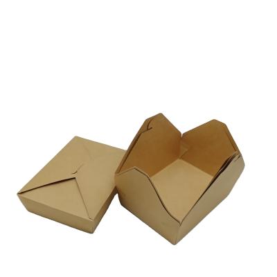 China Hot Sale Recyclable Paper Box For Fast Food Box Durable Cheap Different Size Different Colors Kraft Paper Custom Paper Box Logo Wholesales for sale