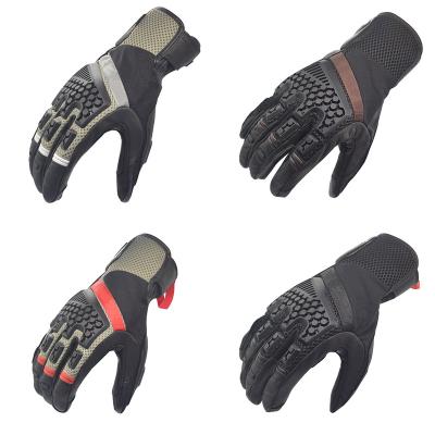 China Full Finger Adventure Traveling Gloves Bike Motorcycle Scooter City Riding Driving Sightseeing for sale