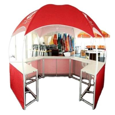 China Waterproof 2020 Custom Branding Geodesic Domes Collapsible Booth Kiosk Tent for sale