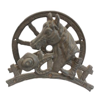 China European European Handmade Cast Iron Opens Garden Decoration Water Pipe Rack Garden Yard Decoration for sale