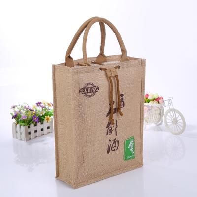 China Safety Jute Natural Shopping Jute Waterproof Tote Bag for sale