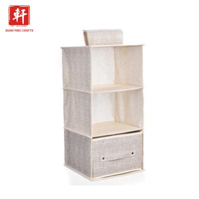 China New Design Sustainable Household Essential Toy Non Woven Custom Foldable Storage Box for sale