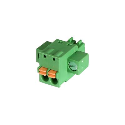 China Copper alloy Pluggable Screwless Terminal Block 3.5mm 3.81mm 5.08mm 9.50mm 2-24pins Plug In PCB Terminal Block Connector for sale