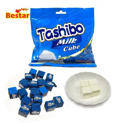 China Milk Cube TASHIBO Brand Natural Hard Milk Candy Cube Natural Milk Snacks High Quality Candy for sale