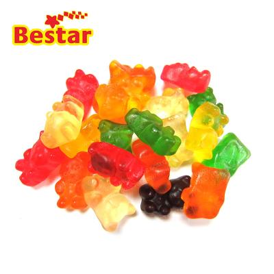 China Bear Natural Natural Animal Shapes Fruit Juice Gummy Soft Candy for sale