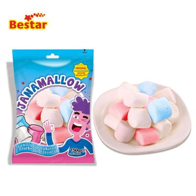 China Natural Natural Marshmallow Mashmallows Mix Flavor 150g Free Samples Halal Candy Marshmallows Colored Marshmallow for sale