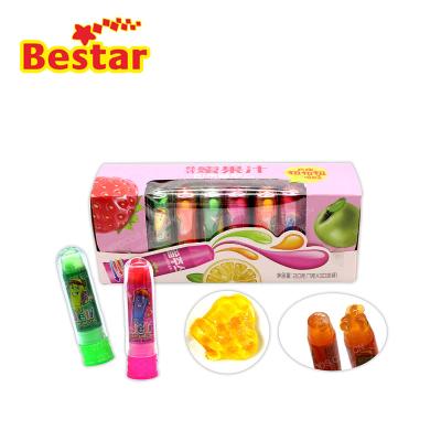 China Natural Fruit Flavor Jam Candy Natural Sweet Candy Twisted Jam for sale