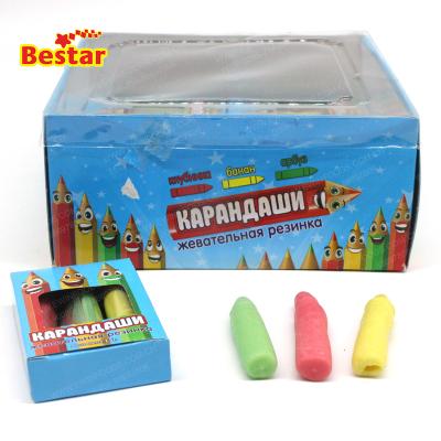 China Cartoon Toys Cartoon Toys Fun Chalk Bubble Gum Chalk Shaped Bubble Gum Chewing Gum Aerated Bubble Gum for sale