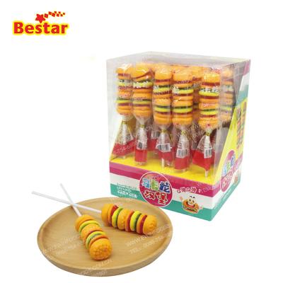 China Natural natural snacks for kids tiktok pop burger gummy candies for sale