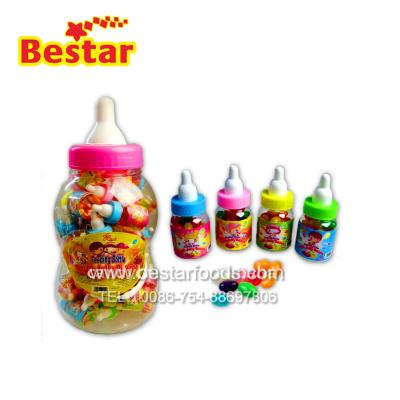 China Large Glucose Glucose Baby Bottle Jar with Jelly Beans for sale