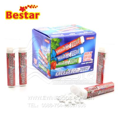 China Natural Hard Mint Strong Natural Hard Candy Sugar Free In Tube for sale