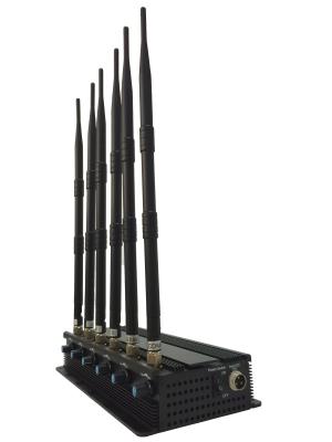 China High Power 6 Antenna Cell Phone Wi-fi and GPS signal jammer for sale