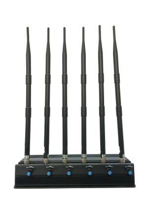 China 15W adjustable 15W 6 bands school use wireless signal jammer for sale