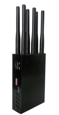 China 6 Antennas High-power Portable 3G/4G WIMAX/WiFi/GPSL1 Jammer (with DIP switch) for sale