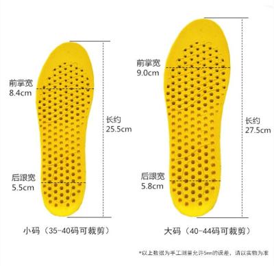 China Comfortable Elastic Cushioning Shoe Insoles Breathable Honeycomb Sneaker Inserts Sports Shoe Insole Replacement Insoles for sale