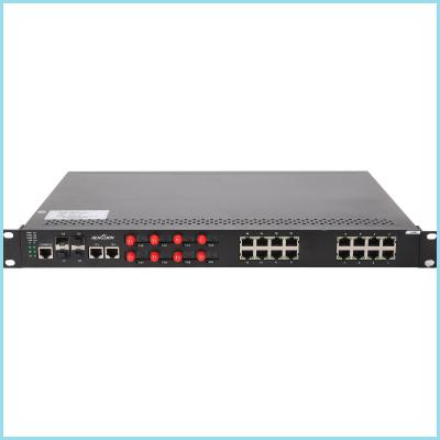 China Gigabit poe switch  28 port SFP port Unmanaged , 440 * 295 * 44mm industrial ethernet switch rack mount for sale